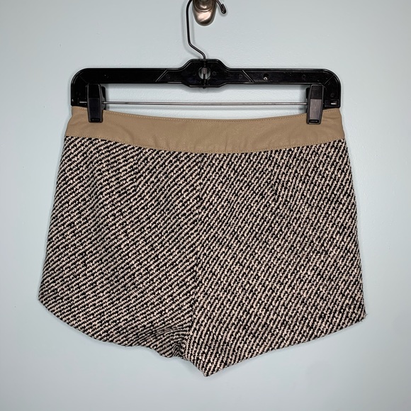 Jealous Tomato Tweed Wool Blend Shorts - Picture 2 of 8